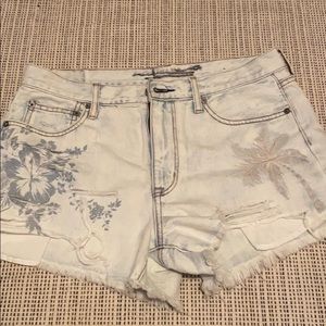 America eagle high waisted shorts size 12